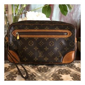 AUTHENTIC LOUIS VUITTON MARLY DRAGONNE CLUTCH